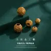Grão antigo areia ouro contas de transferência contas soltas acessórios ouro antigo acessórios DIY pulseira corrente corda de mão tecida joias de miçangas