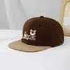 Chapéu Hip-Hop de Aba Reta Desenho Animado Infantil Atacado, Novo Chapéu Respirável Protetor Solar Urso da Sorte Fofo, Boné de Baseball para Menina