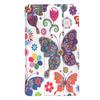 Funda de Cuero para acer b1-790 para Tableta acer B1-790 Funda Protectora Plegable en Tres Partes Trasera Pintada con Dibujos Animados