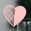 Envío Directo Transfronterizo de Tarjetas de Mesa con Temática de Amor, Tarjetas Huecas para Copas de Vino, Tarjetas de Asiento para Banquetes de Fiesta de Cumpleaños, Tarjetas Imprimibles