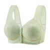 Hebilla de Apertura Frontal Copa Grande Fija Talla Grande Algodón Fino Cerrado Lateral Encaje Antiflacidez Íntimos Brasier de Mujer Anti-Exposición