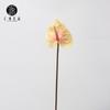 Flor artificial de flamenco, palma roja 3D con tacto real, palma blanca, flor de loto Guanyin para decoración de bodas, accesorios florales