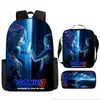 Mochila Sonic Transfronteriza Gran Capacidad Mochila Escolar para Estudiantes Mochila Escolar de Anime Sonic Transfronteriza