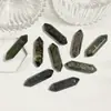8X31mm Venta al por mayor del fabricante Ágata Amatista Ojo de Tigre Piedra Hexagonal de Doble Punta Piedra Suelta Accesorios para Collares DIY