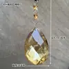 Cortina de Cuentas Colgantes de Cristal Cortina de Puerta Decoración Cadena de Cuentas para Boda Bola de Cristal con Cuentas Tira Larga de Iluminación Accesorios DIY