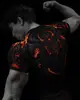Bd Venom Magic Crystal Ropa Deportiva Fitness para Hombres y Mujeres Secado Rápido Manga Corta Deportiva Casual Ropa de Compresión de Secado Rápido