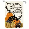 Amazon Cross-Border Decoração de Abóbora de Halloween Bandeira de Jardim Pátio Exterior Bandeira de Lado Único Tecido de Poliéster Bandeira de Jardim