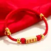 Pulsera para el Éxito en el Examen de Admisión a la Universidad, Buena Suerte en Cada Examen, Pulsera de Hilo Rojo para Aprobar el Examen de Graduación, Regalo para la Ceremonia del Juramento de los 100 Días para el Examen de Admisión a la Escuela Secundaria
