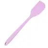 Espátula de Silicona, Espátula Gruesa para Crema, Herramienta Pequeña para Hornear, Raspador de Comida para Pasteles, Espátula para Mezclar