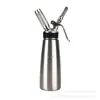 Batidor de Crema de Acero Inoxidable de 500ml Espumador de Leche Café Cold Brew Té con Leche Pistola Decoradora Espumador de Leche Comercial de Aluminio de 1L