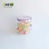 Pote de plástico transparente PET de grau alimentício 840ml frutos do mar frutas secas garrafa plástica lanche doce pote de comida
