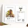 Tarjeta Simple de Reseña de Cinco Estrellas, Carta de Agradecimiento de Floristería, Tarjeta de Servicio Postventa, Tarjeta de Sobre Rojo, Tarjeta de Evaluación de Devolución y Cambio