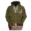 Navidad Figuras históricas europeas y americanas alrededor de uniforme Sudadera con capucha 3D impresa Cosplay suéter alrededor hombres