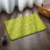 Alfombra de Piso Pequeña de Terciopelo de Coral Piedra, Absorbente de Agua, Antideslizante, Felpudo para Baño, Alfombra de Puerta de Baño, Amazon Transfronterizo