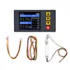 TS457 medidor de voltaje y resistencia interna método AC de 4 hilos para registrar 5 grupos de datos de medición de resistencia interna tiempo y brillo ajustables