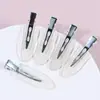 Pasador hecho a mano diy estilo ins clip transparente con purpurina sin costuras pasador sin costuras para niña pasador de pegamento de crema diy accesorios