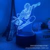 Suministro transfronterizo luz nocturna 3D Spider-Man dibujos animados regalos creativos LED lámpara de mesa pequeña de noche