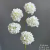 Flores Artificiais Brancas para Decoração de Casamento, Flores de Seda, Ornamentos de Flores Artificiais, Arte Floral Seca, Materiais de Rosa, Arranjo de Flores para Corredor, Arranjo de Parede e Chão