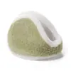 Novas Orelheiras de Inverno com Veludo e Espessamento, Bolsas de Proteção para Ouvidos de Outono e Inverno para Casais, Grades Coloridas com Bordas de Pelúcia, Orelheiras à Prova de Frio de Outono