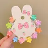 Presilha de cabelo infantil franja cabelo solto franja presilha bebê flor pequena presilha de cabelo infantil presilha de cabelo de menina adorno de cabeça presilha bb de bebê acessórios de cabelo