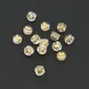 Tapones de Silicona Transparentes de Plata de Ley 925 Aretes de Hamburguesa de Oro de 18K Antideslizantes Anticaída Tapón Trasero Accesorios para Aretes diy A50