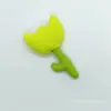 Coloridos accesorios de algodón con forma de flor de tulipán tridimensional para clip de pelo, bolsa de moda, decoración de ropa, accesorios de flor