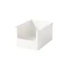Caja de Almacenamiento de Plástico Grueso Nueva, Organizador de Gabinete Multifuncional para Tazones y Palillos, Caja de Almacenamiento con Ranura en Forma de U para Snacks y Medicinas