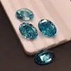 Zircônia Cúbica Oval Coração Inlaid Pedra Solta Zircônia em Estoque Pedras Lapidadas Joias de Jade Cristal