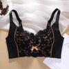 Sujetador sin aros de encaje antiflacidez para mujer, ropa interior cómoda con temperatura ajustable y realce de pecho pequeño, con soporte superior Taxol