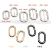 Fornecimento Transfronteiriço Fivela Oval Argola com Mola Liga Anti-Corrosão e Anti-Ferrugem Acessórios de Ferragens para Fivela de Gancho de Bolsa