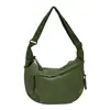 Bolsa de tecido da moda para estudantes, bolsa transversal de nylon para a aula, bolsa de ombro de grande capacidade, bolsa de bolinho estilo japonês para passeios