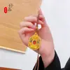 Nuevo Collar de Marca Princess Square Estilo Chino Cobre Chapado en Oro Estilo Retro de Corte Perla Incrustada de Alta Gama Joyería Femenina de Lujo Ligero