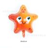 Globo de película de aluminio de dibujos animados con forma de océano, tiburón, pulpo, caballito de mar, estrella de mar, pez payaso, globo de animal, venta al por mayor
