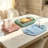 Caixa Organizadora Dobrável Multifuncional de Silicone Magnético, Tapete Isolante, Tábua de Corte Dobrável para Exterior, Caçarola Espessa, Tapete de Mesa Resistente ao Calor