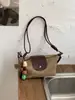 Bolsa Dumpling Super Tendência Color-Block de Verão para Mulheres, Novo Modelo 2026, Pequena Bolsa de Mão Transversal Trançada de Luxo de Nicho de Alta Qualidade