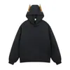 Sudadera con Capucha Divertida Estilo Americano para Hombres y Mujeres, Diseño de Marca de Moda, Sudadera con Capucha Informal Pesada para Parejas