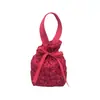 Bolsas Pequeñas de Dulces para Boda Florales, Bolsas de Dulces con Cordón Estilo Europeo, Bolsas de Regalo Creativas, Bolsas de Tela de Alta Gama para Dulces de Boda