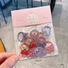 Lindo Pasador de Pelo Infantil con Bloques de Color de Corazón y Estrella Versátil Dibujos Animados Pasador No Dañino Niña Dulce Pinza Lateral Pinza Superior