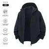 Nova Roupa Soft Shell Masculina Feminina Casual para Exterior Montanhismo Jaqueta com Veludo Proteção contra Vento Quente Jaqueta Esportiva Roupa Externa com Capuz para Casal