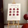 Banquete de bebé cumpleaños compromiso letrero de bienvenida letrero de bienvenida para abrir la puerta celebración de boda diseño fondo tablero de KT