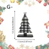 Nuevos adornos de madera navideños transfronterizos con pintura de lunares, decoración de mesa para árbol de Navidad para un ambiente festivo en la sala de estar