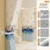 Envío Gratis Cortina de Ducha Plegable para Baño, Cortina Divisoria de Ducha Impermeable y Antimoho Sin Taladro, Cortina Colgante para Separación de Zonas Secas y Húmedas