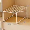 Estante de Almacenamiento para Armario dentro del Gabinete, Artefacto de Almacenamiento por Capas, Utilización del Espacio, Caja de Almacenamiento para Ropa, Gabinete con Particiones, Estante por Capas