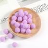 Bola de pelo elástica de 8-30 mm de alto, juguete para ropa, pendientes, sombreros, accesorios, bola de peluche de color, bolsa de material para bolas de pelo DIY