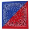 Comércio Exterior Atacado série de duas cores masculina e feminina Yin e Yang flor de caju hip-hop lenço quadrado bandana de algodão atacado