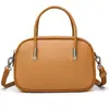 Bolsa de Couro Genuíno Denk Moda Inverno 2025 Nova Grande Capacidade Ombro Único Transversal Bolsa Feminina de Couro de Primeira Camada
