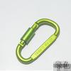 Mosquetón grande en forma de D de 8 cm con cerradura, de alta calidad, con tuerca de suspensión rápida, hebilla de aleación de aluminio para mochila.
