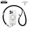 Cordón Desmontable para Teléfono Móvil Multifuncional Tres en Uno Cruzado Cuerda para Teléfono Móvil Colgante para Cuello Muñeca Anti-Pérdida Cordón para Funda de Teléfono Móvil