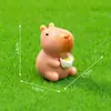 Figura de Capibara Linda para Micro-Paisajismo con Sonidos Homófonos, Accesorio Colgante para Decoración de Jardín DIY, Adorno Pequeño