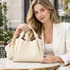 Bolso de mano casual transfronterizo de gran capacidad, diseño de nicho y minimalista, bolso de mano para mujer, bolso tipo cubo de moda, bolso de hombro y bolso cruzado